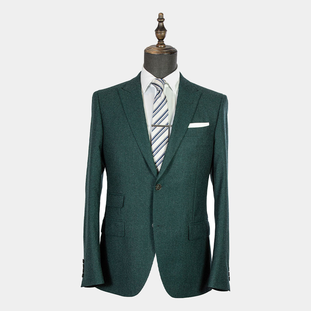 Sport Jacket Forest Green Flanell