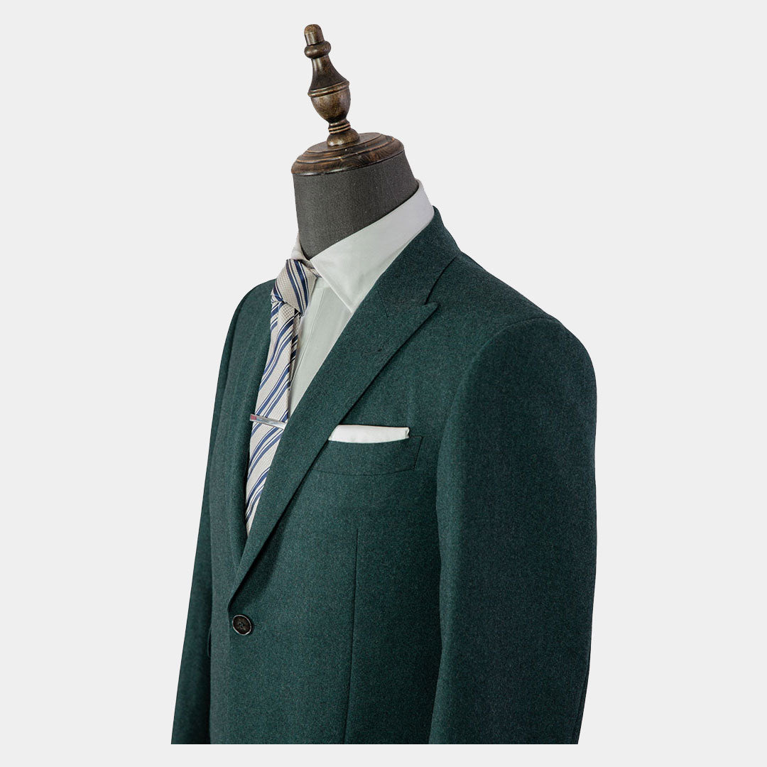 Sport Jacket Forest Green Flanell