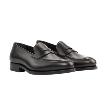 Black Box Calf Loafer Shoe at Lamilago