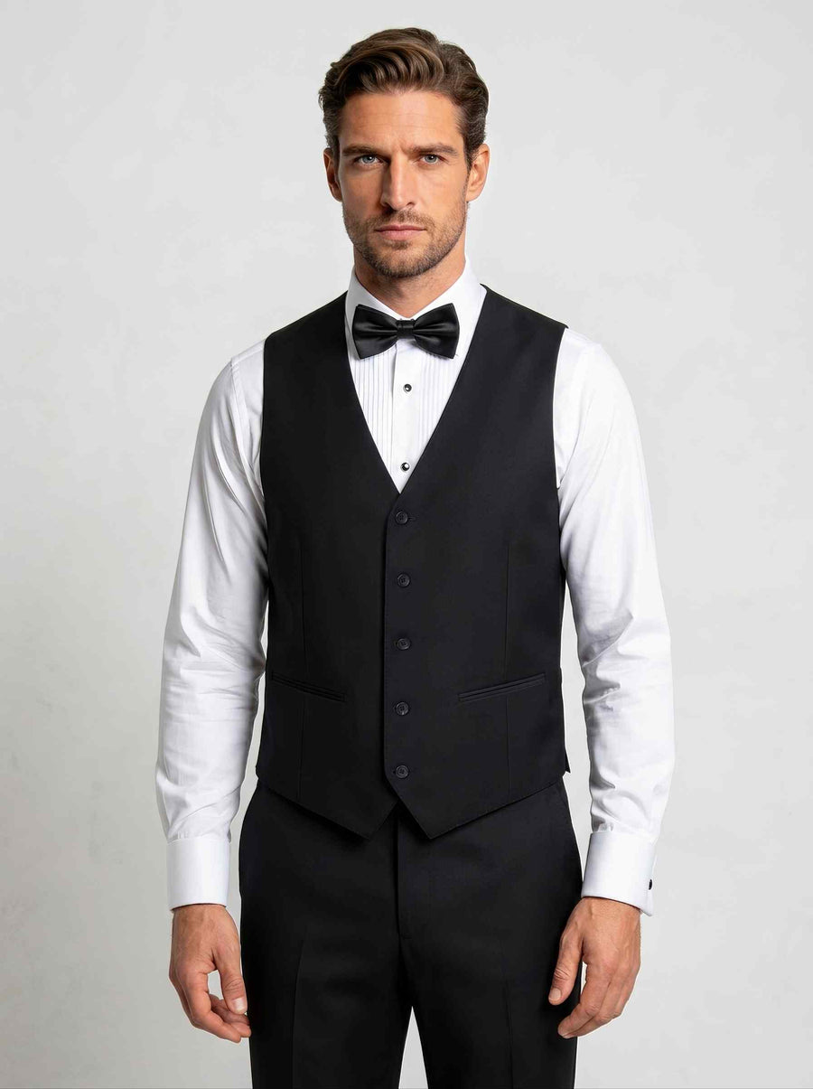 Black Woolen Vest