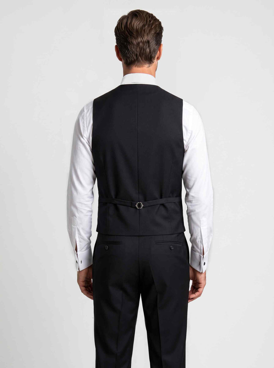 Black Woolen Vest