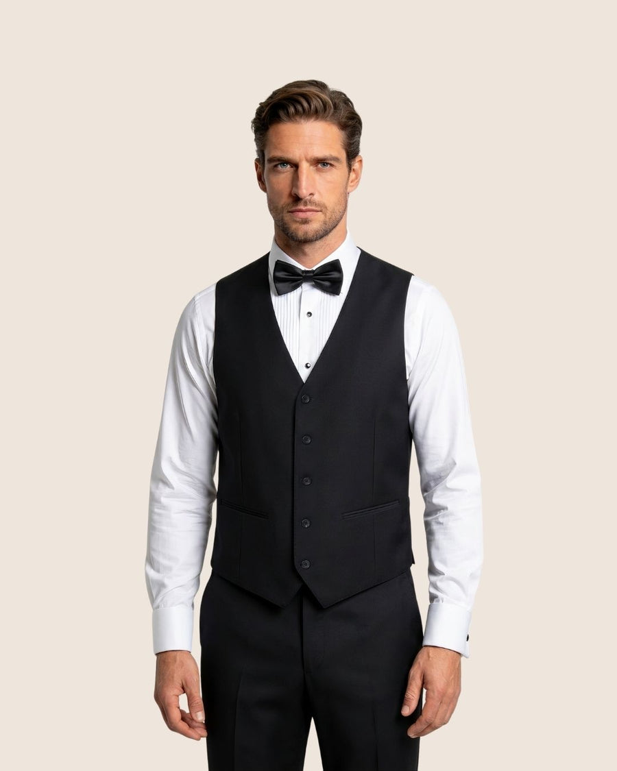 Black Woolen Vest