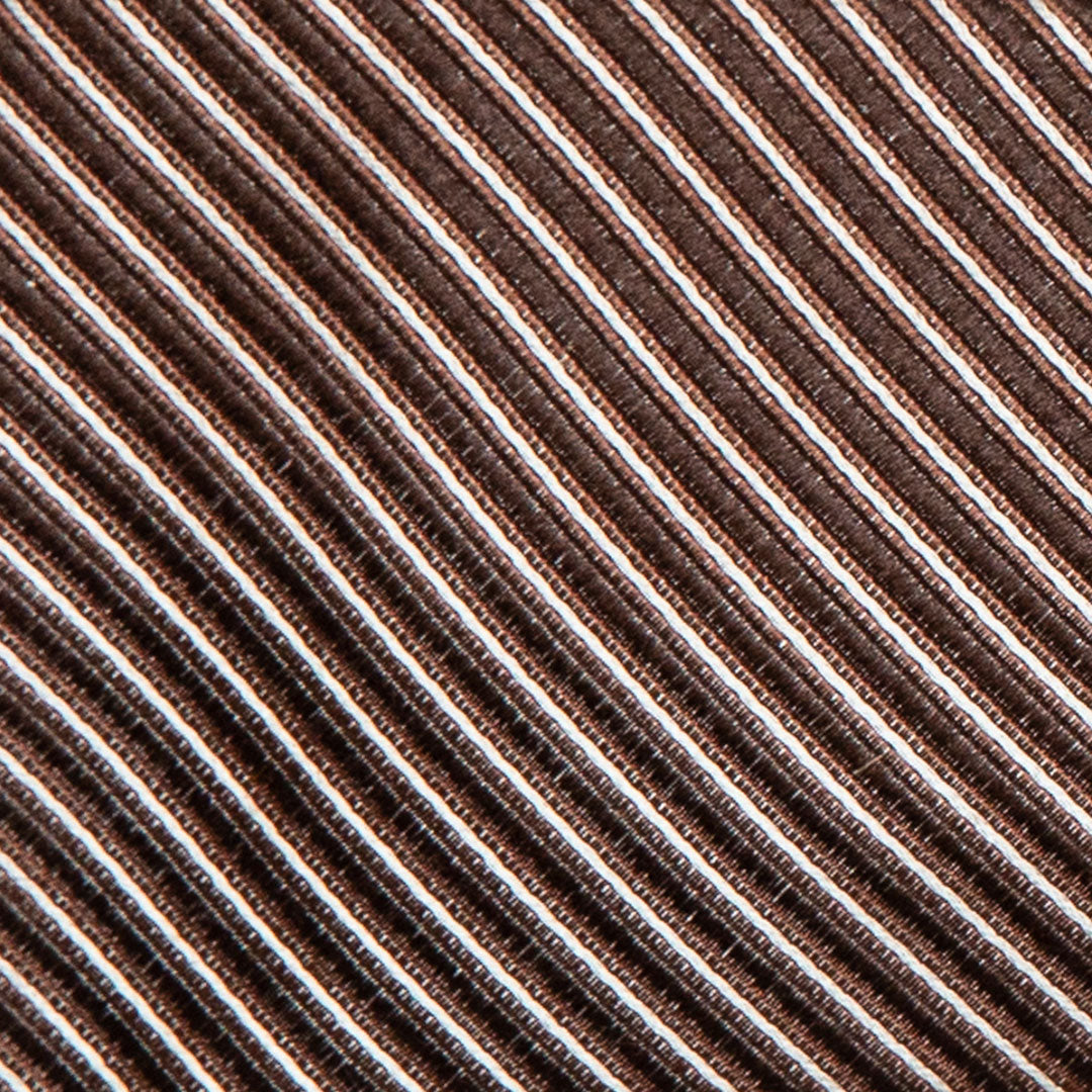 Choclate Stripe Tie