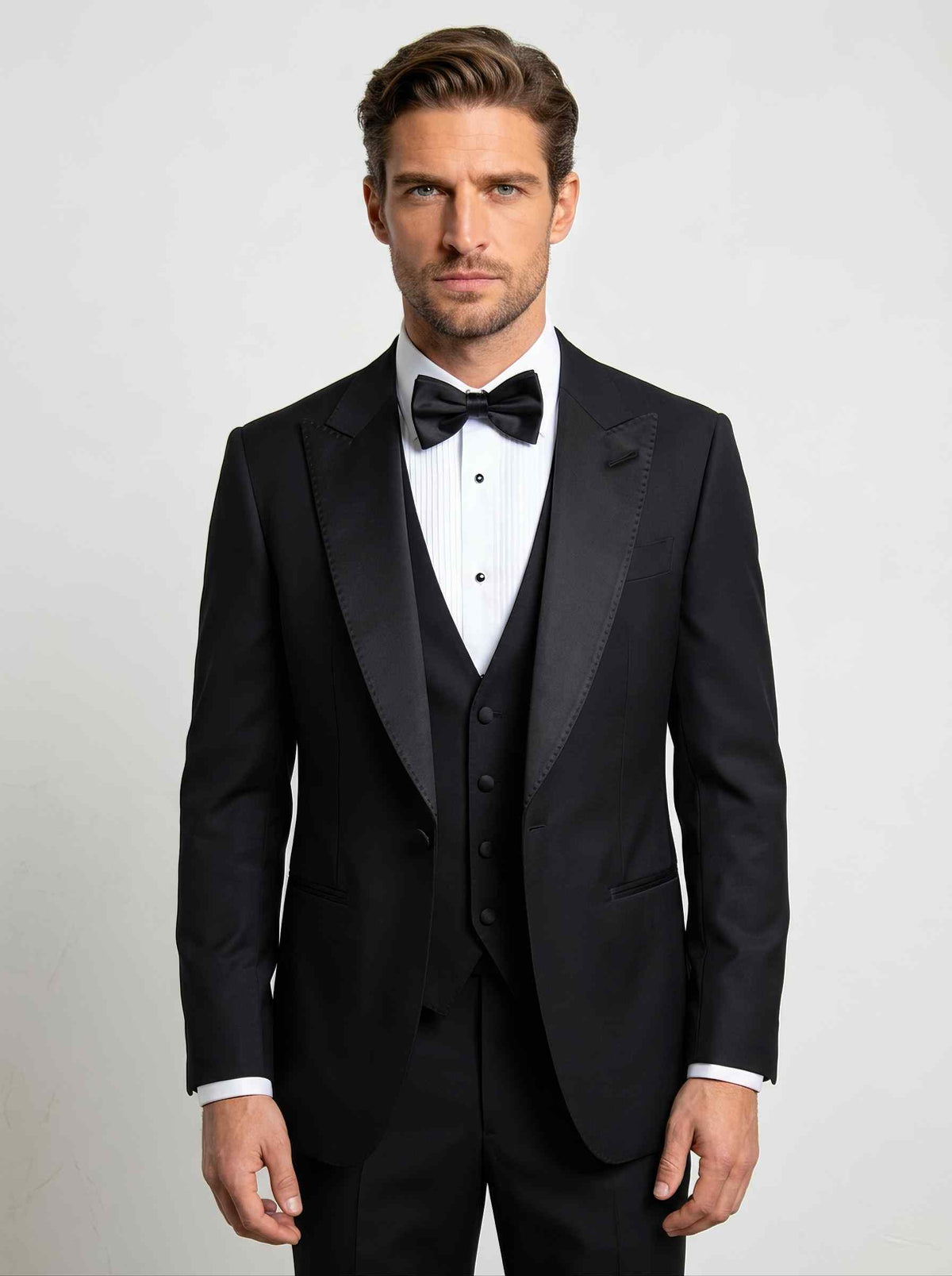 Black Peak Lapel Arc Tuxedo