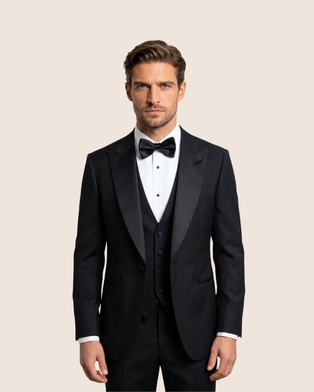 Classic Black Arc Peak Tuxedo