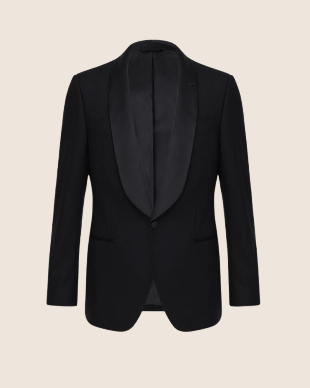 Classic Black Arc Shawl Tuxedo