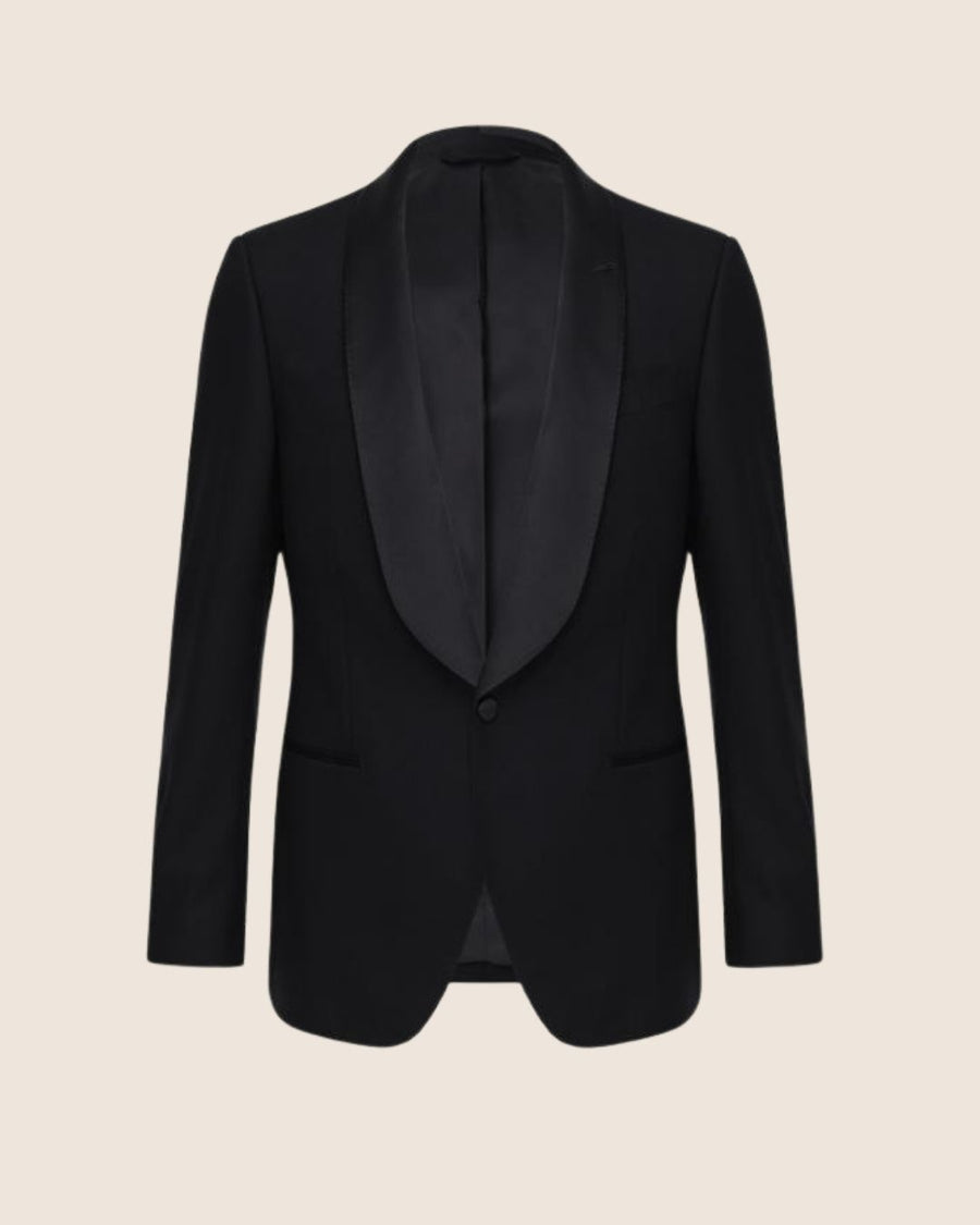 Classic Black Arc Shawl Tuxedo