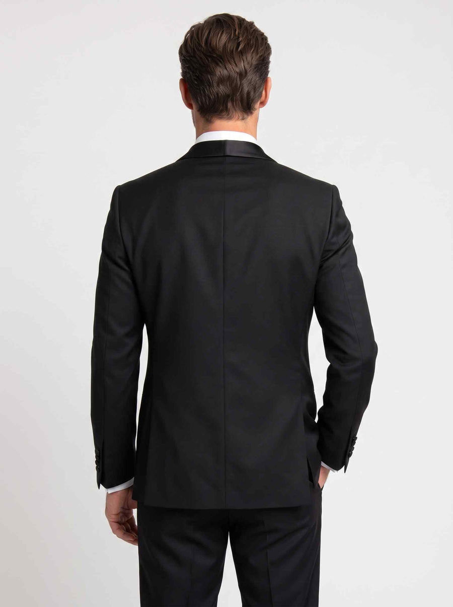 Black Shawl Lapel Arc Tuxedo