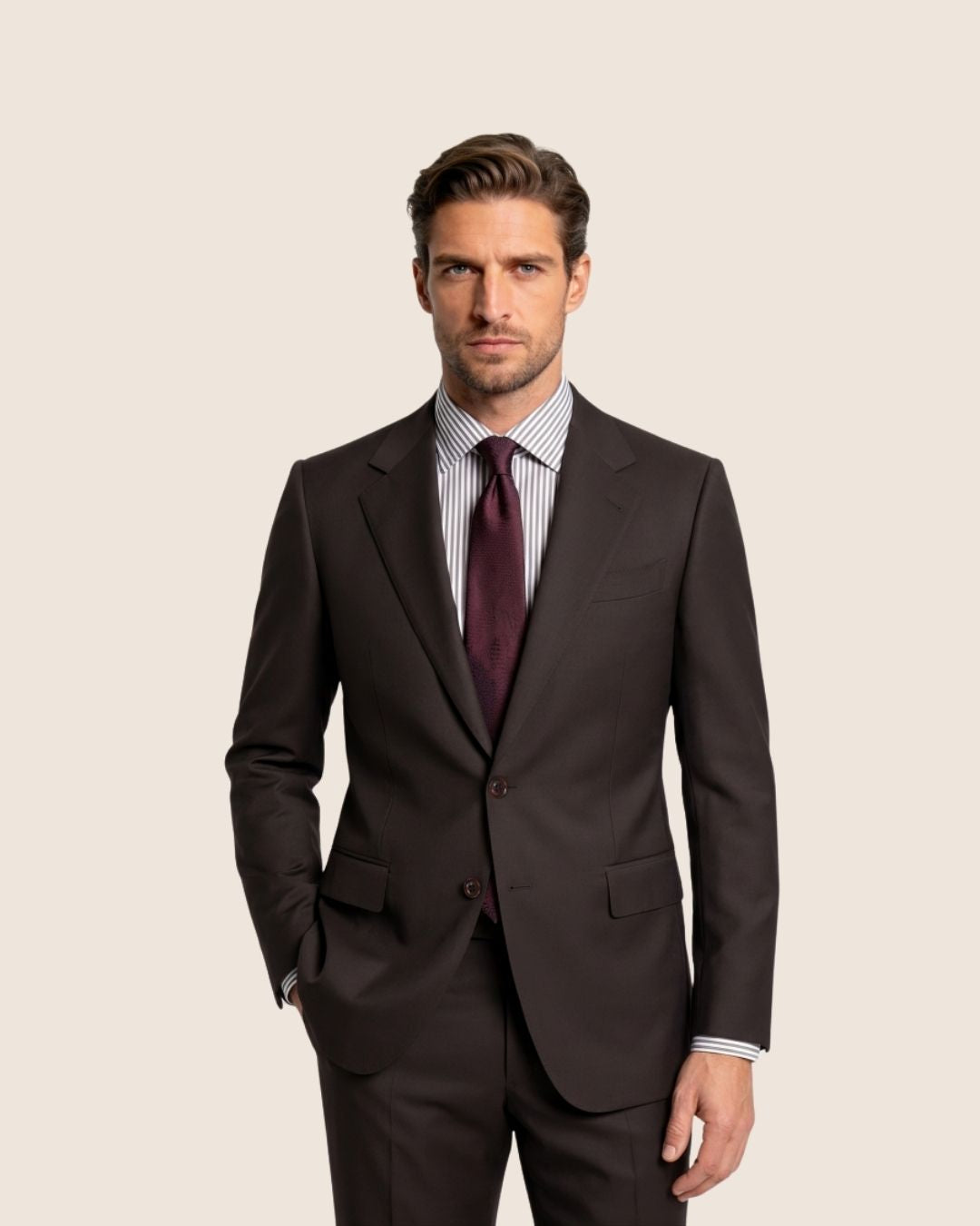Italian Dark Umber Suit