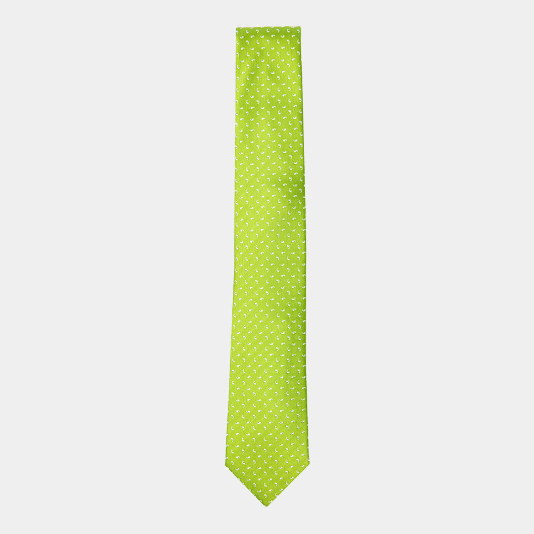 Light Green With Soft Paisley Tie
