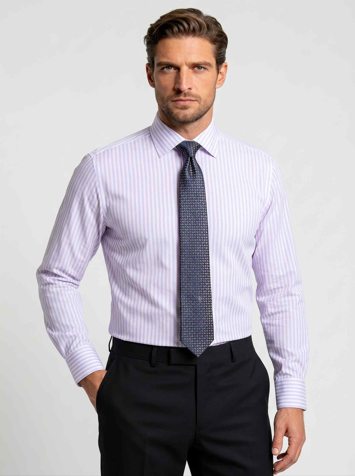 Palabin Lilac Stripe Shirt