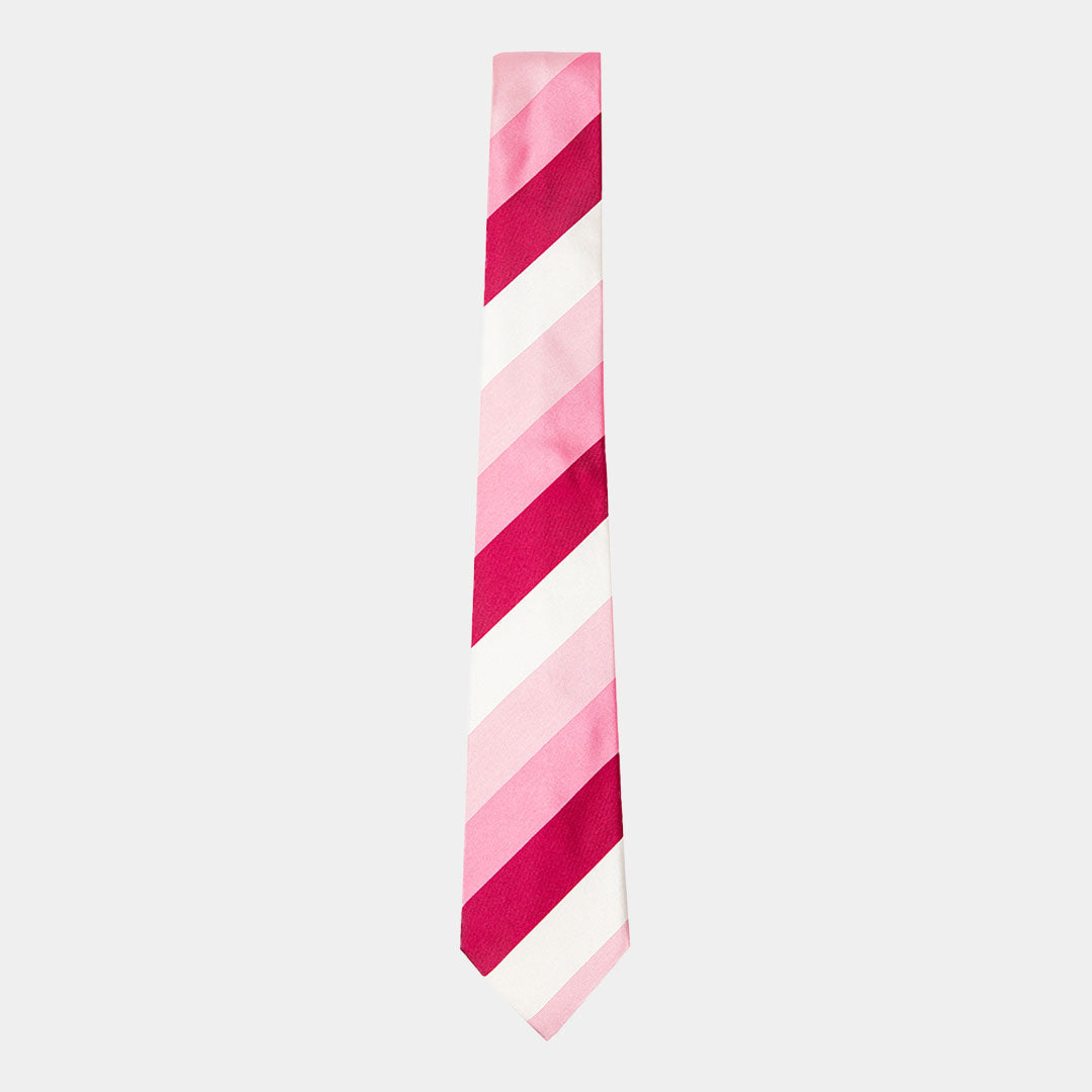 Pink Candy Stripe Tie