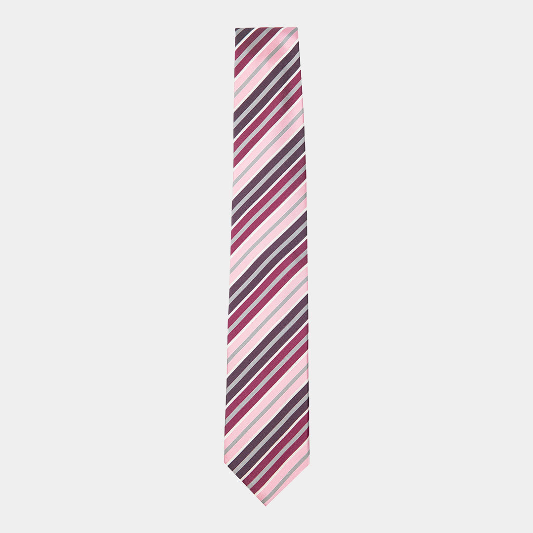 Pink Stripe Tie