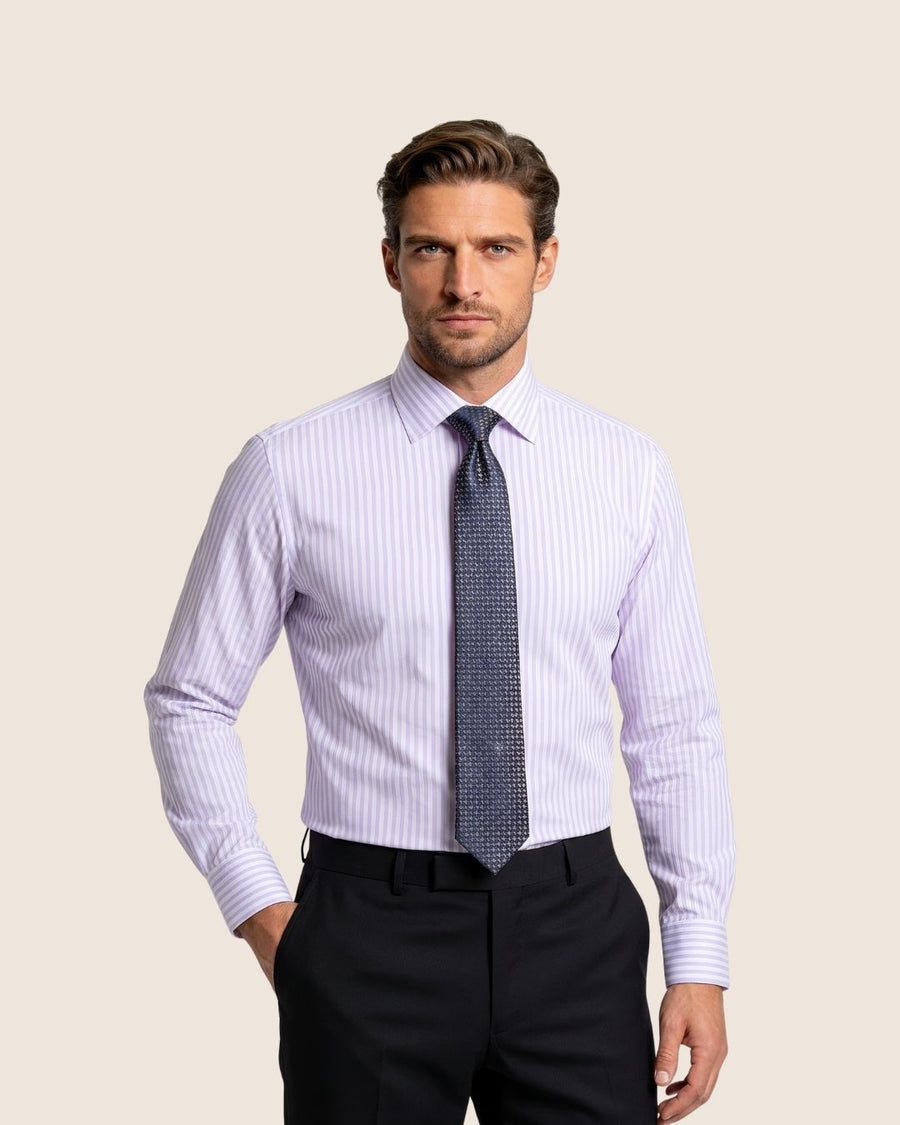 Palabin Lilac Stripe Business Shirt
