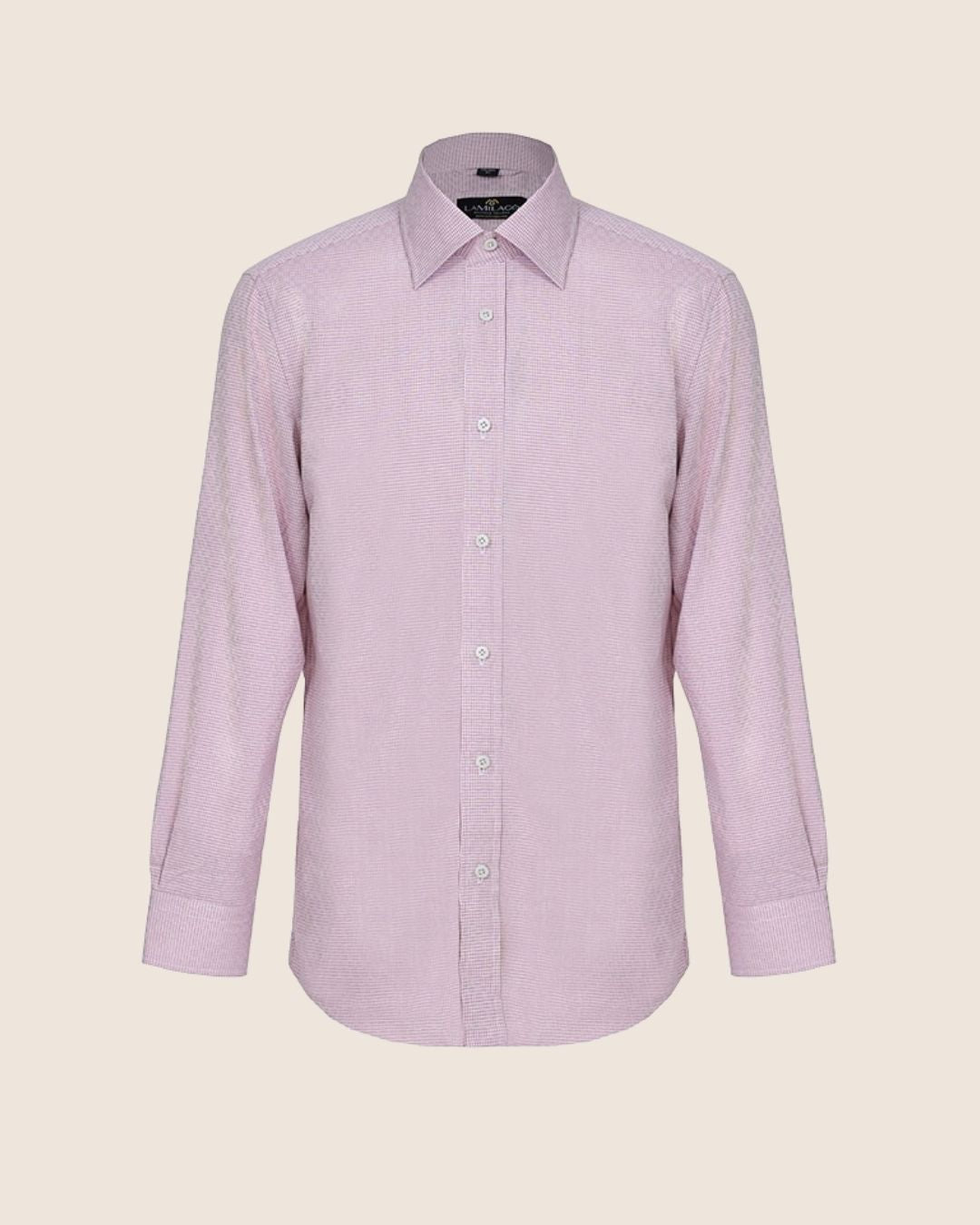 Pastel Red Check Business Shirt