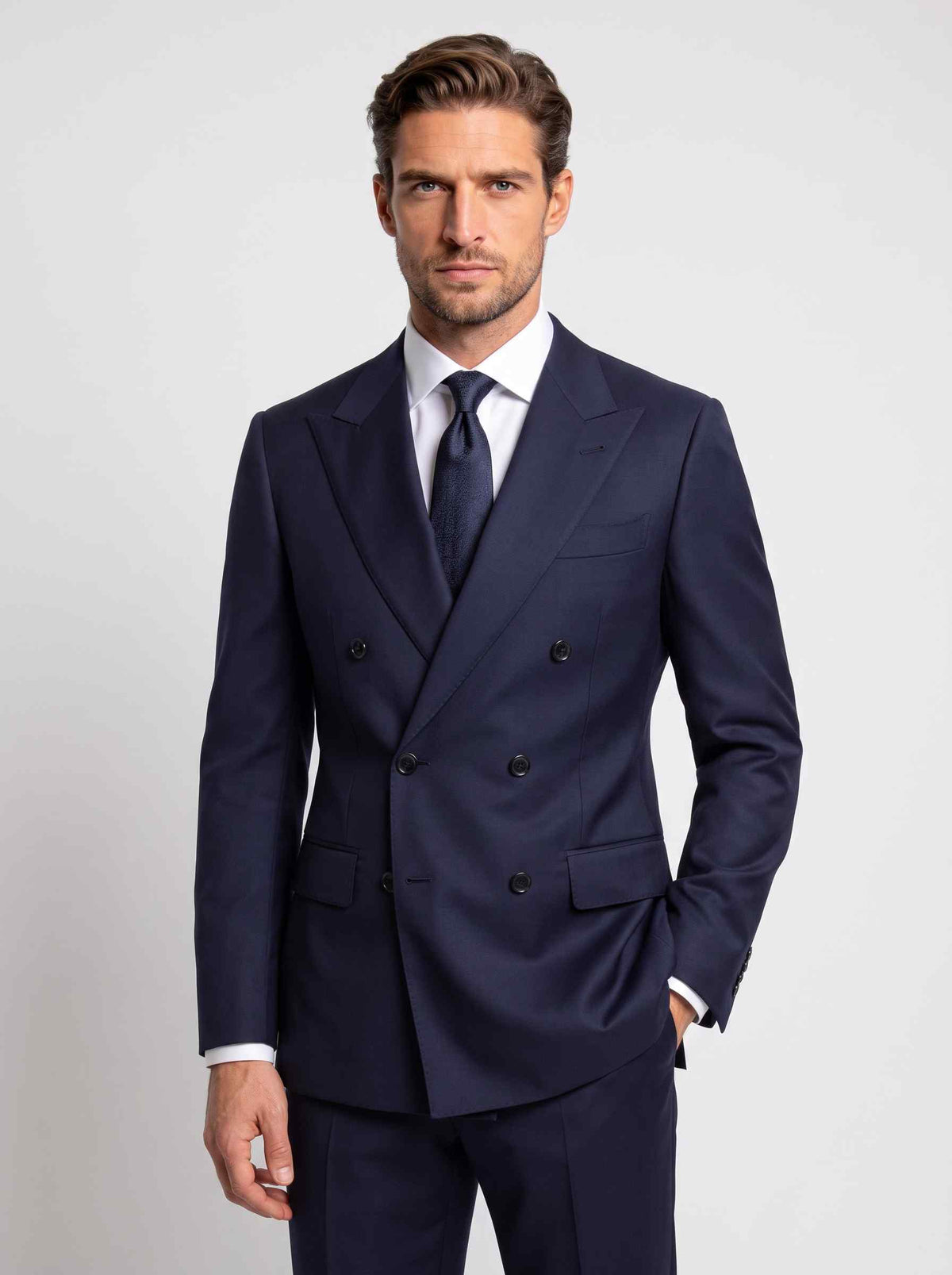 Navy Rundle Suit