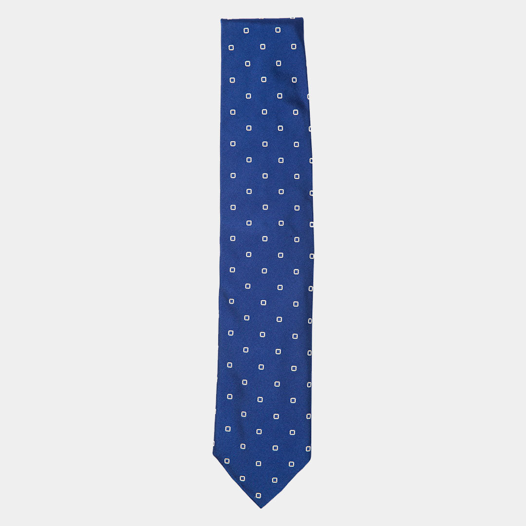 Royal Blue Micro Prints Tie