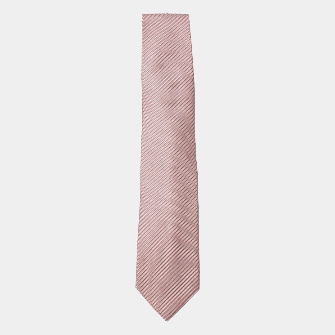 Self Stripe Pink Tie