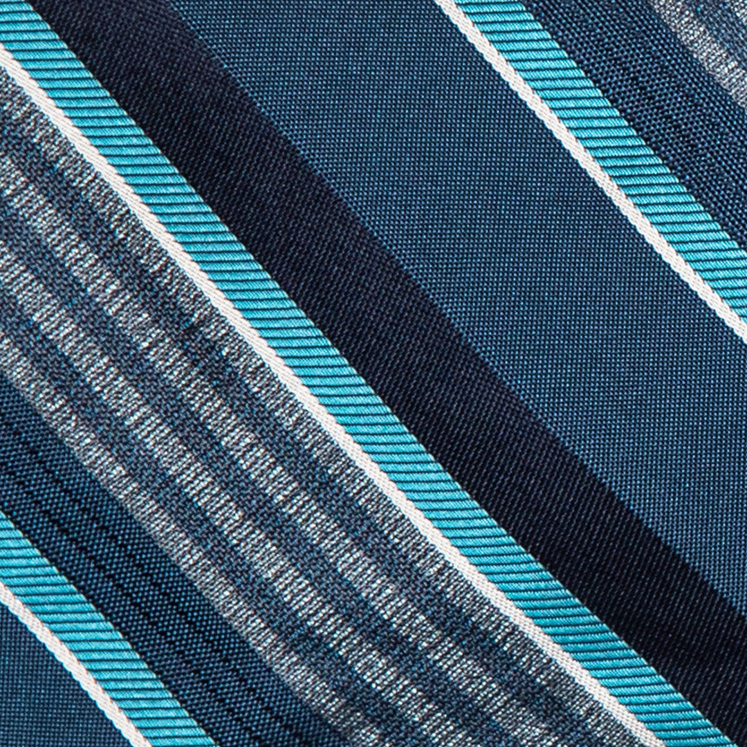 Teal Stripe Tie
