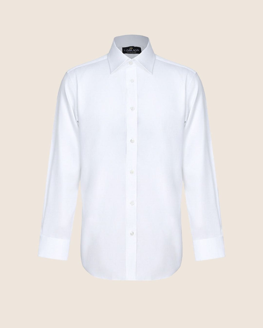 White Normal Cuff Business Shirt