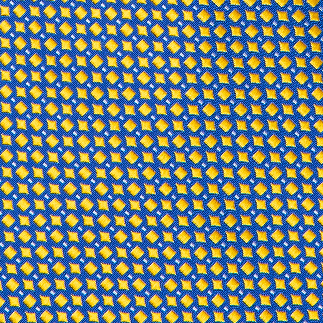 Yellow Micro Prints Tie